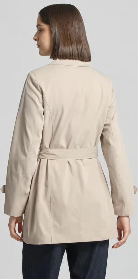 Vero Moda regular fit trenchcoat met ceintuur om te strikken model 'CHALSEA OLIVIA' - Foto 4