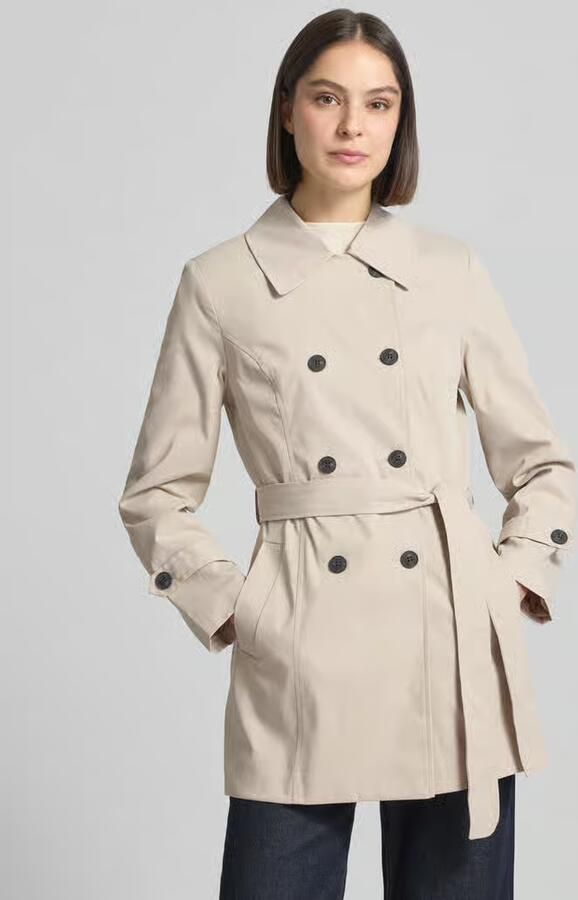 Vero Moda regular fit trenchcoat met ceintuur om te strikken model 'CHALSEA OLIVIA' - Foto 6