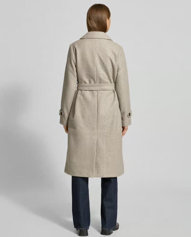 VERO MODA x Wehkamp gemÃªleerde trenchcoat jas VMFORTUNEVEGA van polyester beige - Foto 5