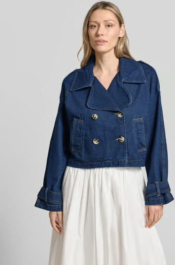Vero Moda regular fit trenchcoat van katoenmix model 'LELOU' - Foto 3