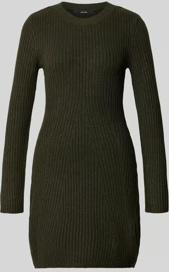 Vero Moda Regular fit tricotjurk met ronde hals model 'JOSANNA'