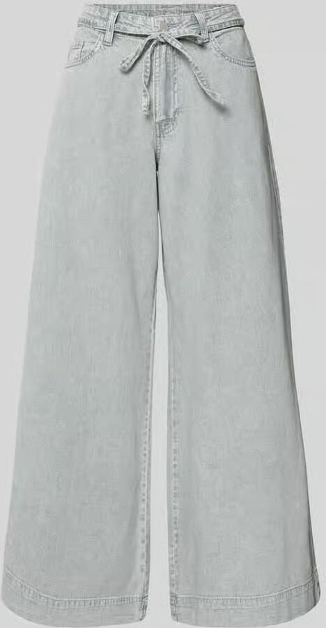 Vero Moda regular fit wide leg jeans van puur katoen model 'AISA'