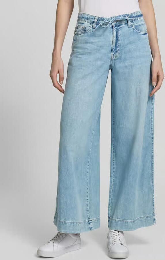 Vero Moda regular fit wide leg jeans van puur katoen model 'AISA' - Foto 2