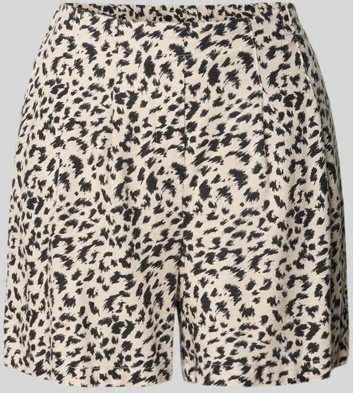 Vero Moda relaxed fit bermuda van mix van viscose en linnen model 'JESMILO' - Foto 2