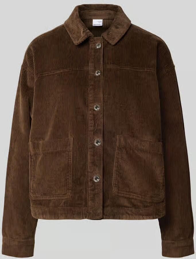 Vero Moda relaxed fit blouse met lange mouwen van puur katoen model 'JAMIE'