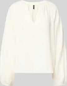 Vero Moda relaxed fit blouse met lange mouwen van puur katoen model 'NATALI'