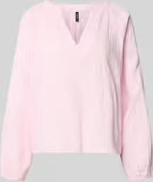 Vero Moda relaxed fit blouse met lange mouwen van puur katoen model 'NATALI'