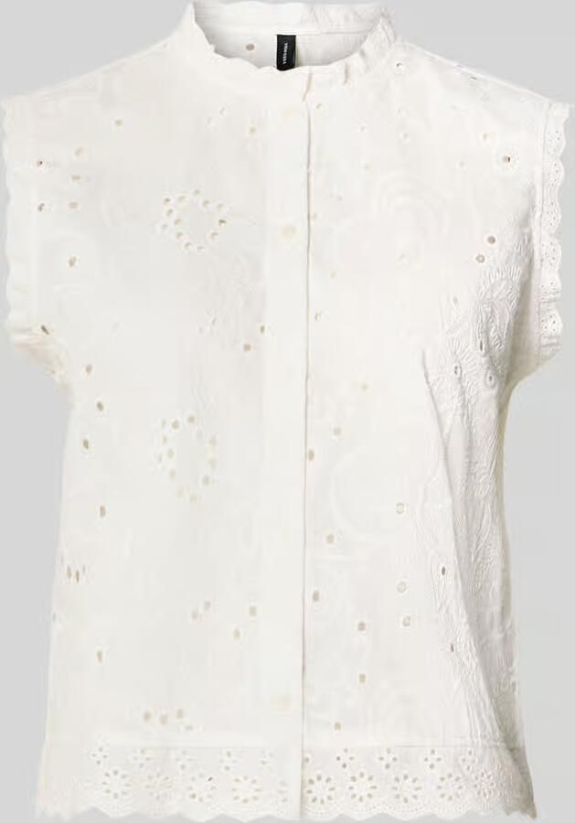 Vero Moda relaxed fit blousetop van puur biologisch katoen model 'EMILY' - Foto 2