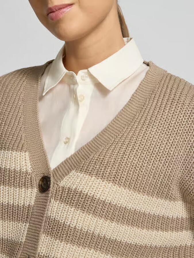 Vero Moda Relaxed fit gebreid jack met V-hals model 'LEA' - Foto 2