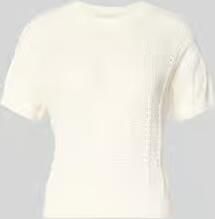 Vero Moda relaxed fit gebreid shirt van katoenmix model 'LUX LIGHT'