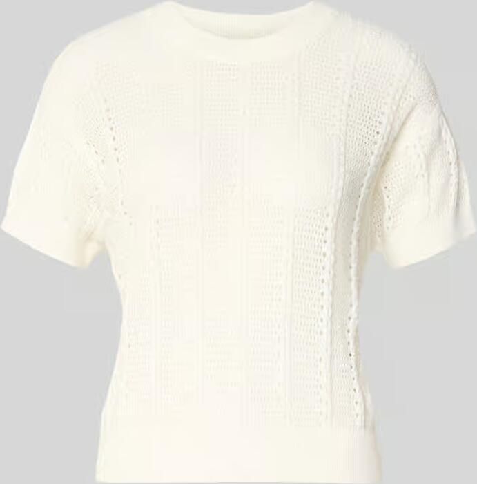 Vero Moda relaxed fit gebreid shirt van katoenmix model 'LUX LIGHT' - Foto 2