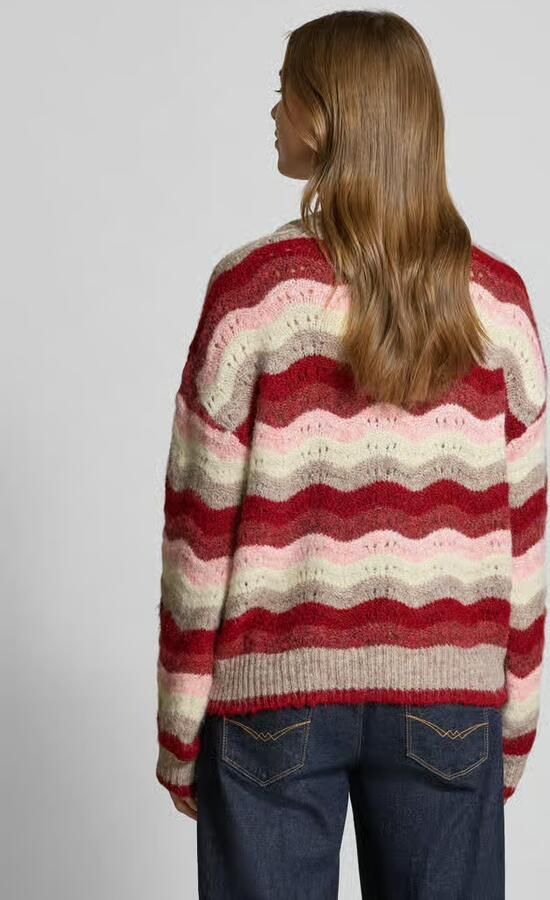 Vero Moda Relaxed fit gebreide pullover met wol model 'DOJA'