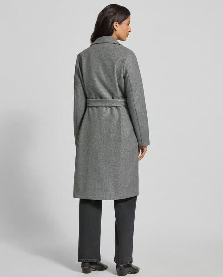 Vero Moda Relaxed fit lange jas met strikceintuur model 'FORTUNEAYA'