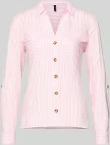 Vero Moda Regular fit overhemdblouse van pure viscose model 'BUMPY'