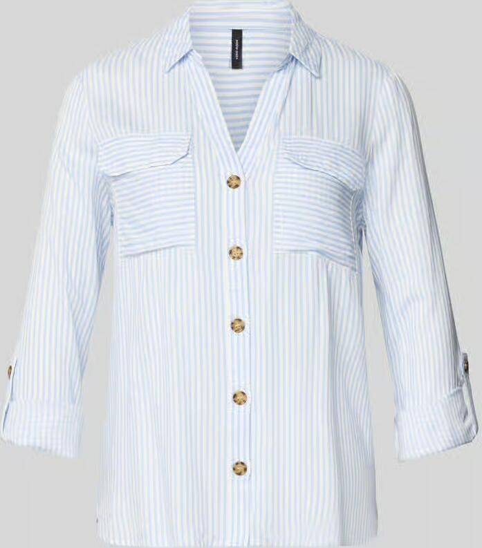 Vero Moda Relaxed fit overhemdblouse van pure viscose model 'BUMPY'