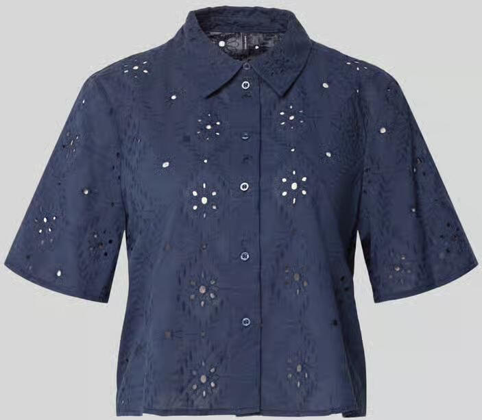 Vero Moda relaxed fit overhemdblouse van puur katoen model 'ELIZA' - Foto 2
