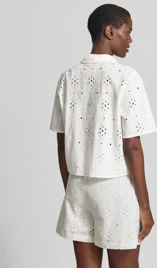 Vero Moda relaxed fit overhemdblouse van puur katoen model 'ELIZA' - Foto 6