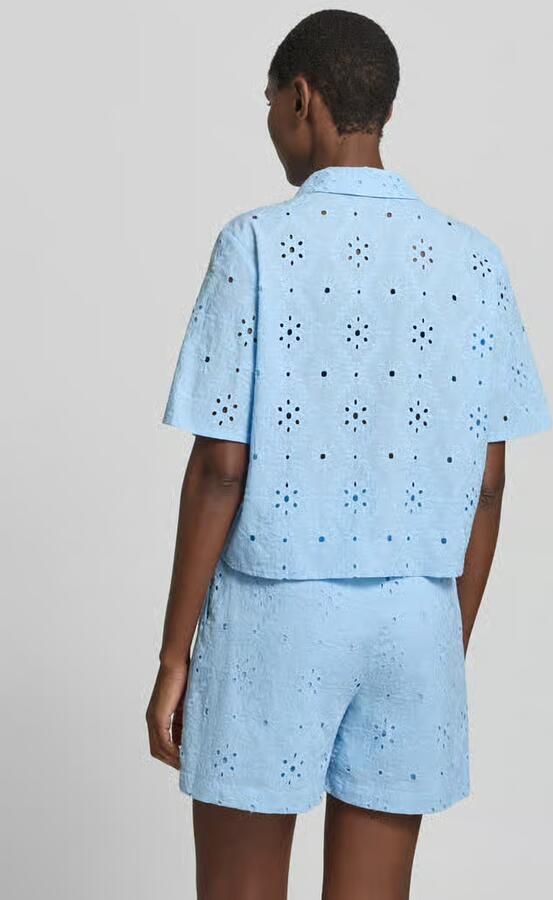Vero Moda relaxed fit overhemdblouse van puur katoen model 'ELIZA' - Foto 2