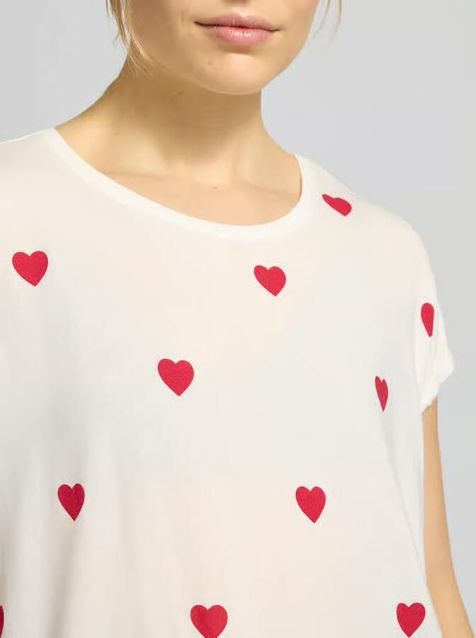 Vero Moda Relaxed fit T-shirt van lyocellmix Model 'AVA' - Foto 4