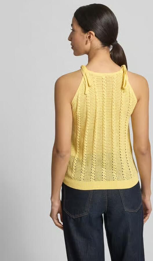 Vero Moda relaxed fit top met bandjes van katoenmix model 'LUX LIGHT' - Foto 3