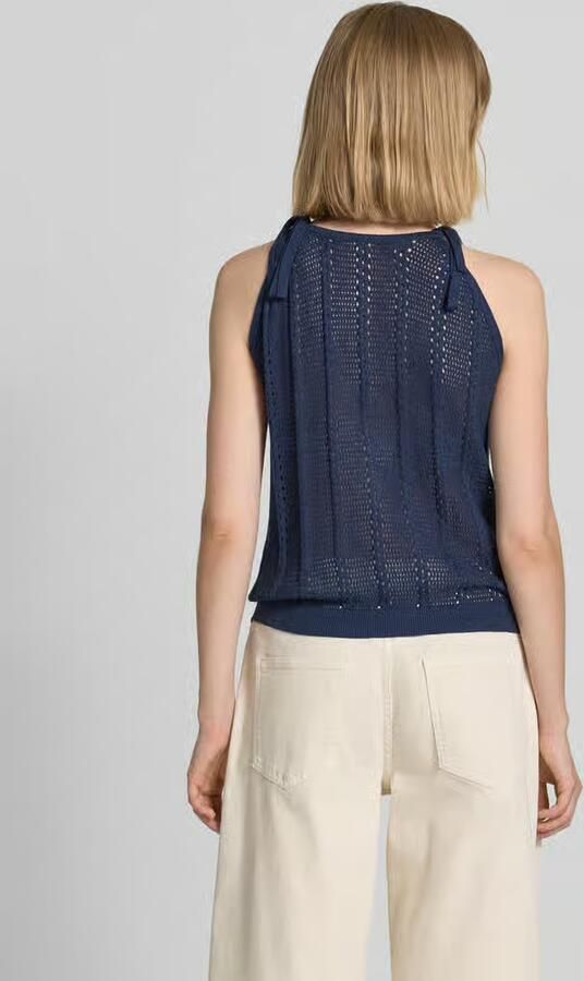 Vero Moda relaxed fit top met bandjes van katoenmix model 'LUX LIGHT' - Foto 3