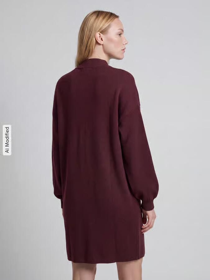 Vero Moda Loose fit gebreide jurk van viscosemix model 'NANCY' - Foto 2