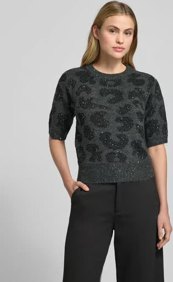 Vero Moda Shaped fit gebreide pullover met wol model 'ZUZU 2 4 O-NECK PULLOVER' - Foto 2