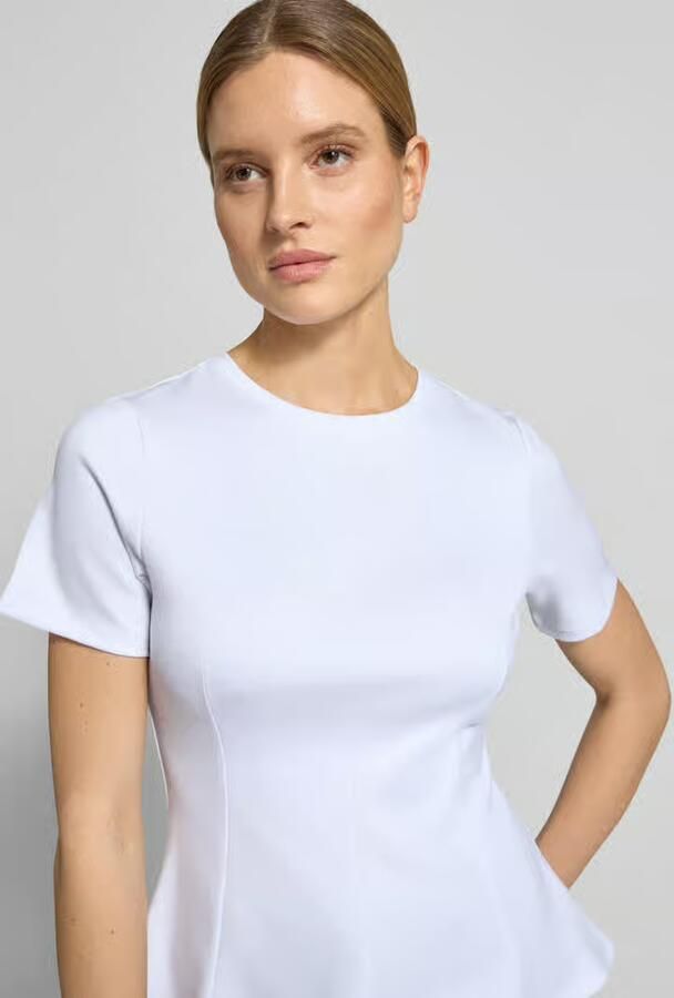 Vero Moda Shaped fit T-shirt met viscose model 'ABBY'