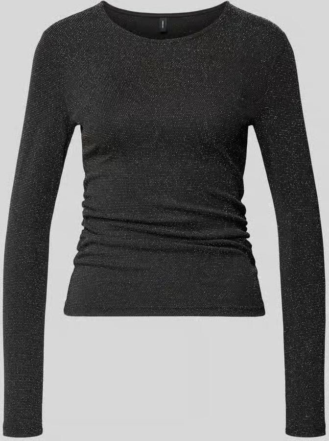 Vero Moda Shirt met lange mouwen met glanzende look