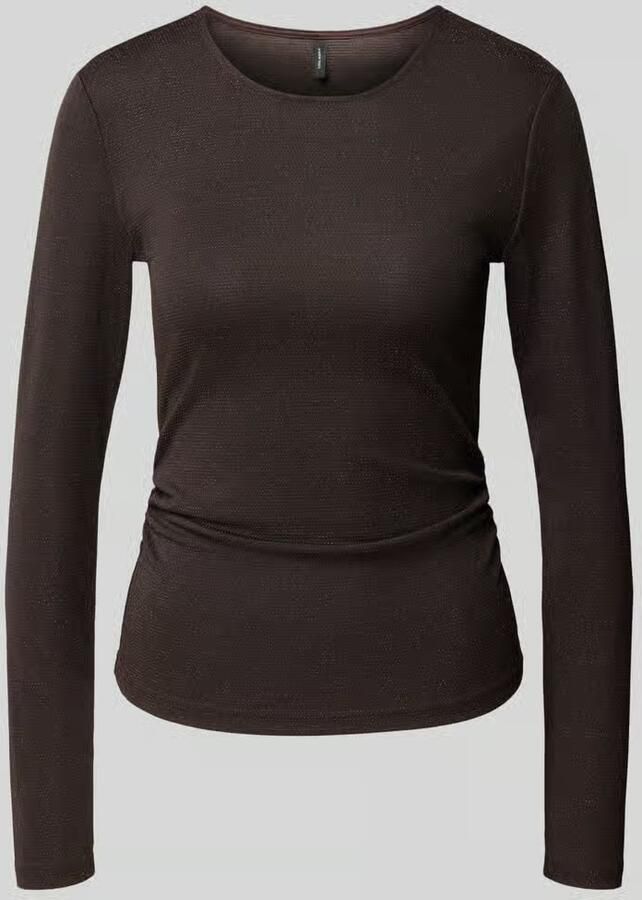 Vero Moda Shirt met lange mouwen met glanzende look