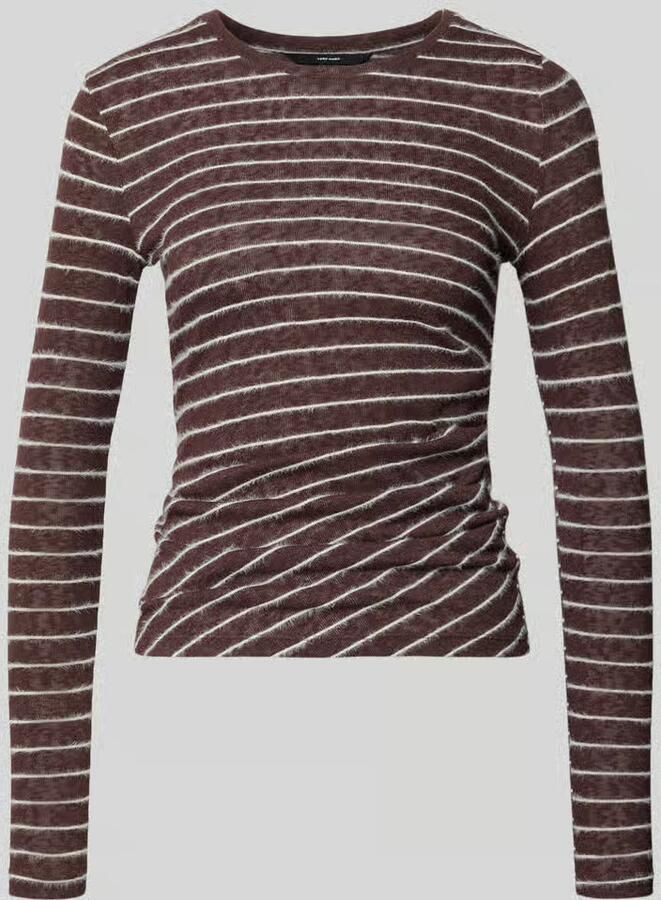 Vero Moda Shirt met lange mouwen met zijwaartse plooien