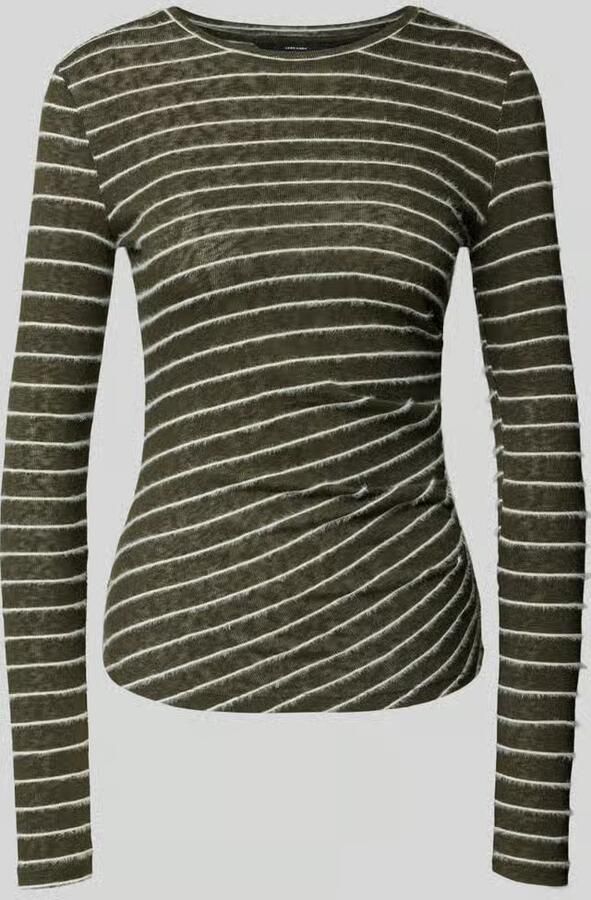Vero Moda Shirt met lange mouwen met zijwaartse plooien