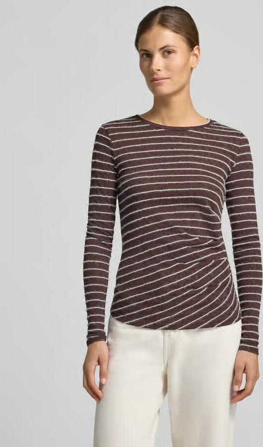 Vero Moda Shirt met lange mouwen met zijwaartse plooien - Foto 2