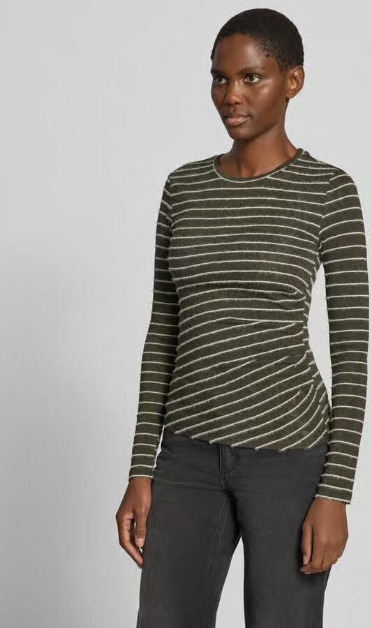 Vero Moda Shirt met lange mouwen met zijwaartse plooien - Foto 2