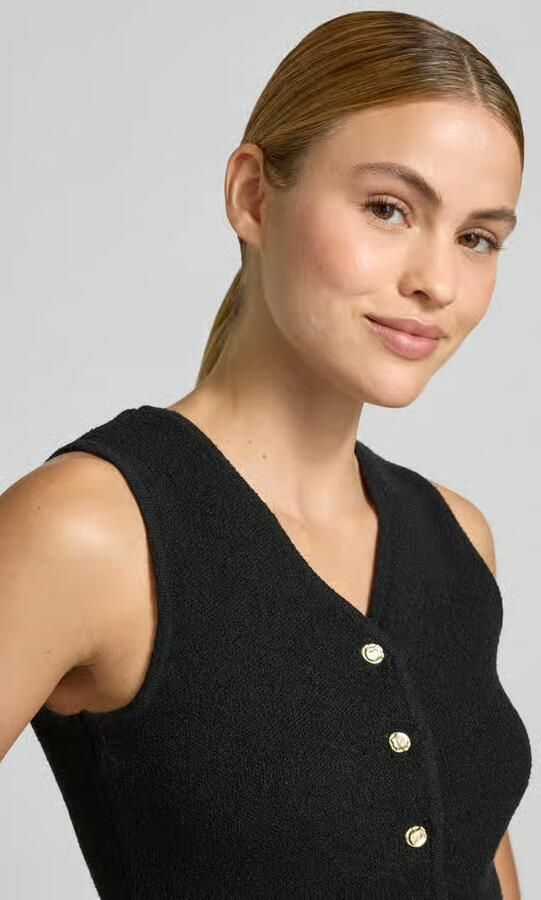 Vero Moda slim fit bodywarmer met katoen model 'SILVIA' - Foto 3