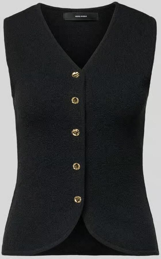 Vero Moda slim fit bodywarmer met katoen model 'SILVIA' - Foto 4