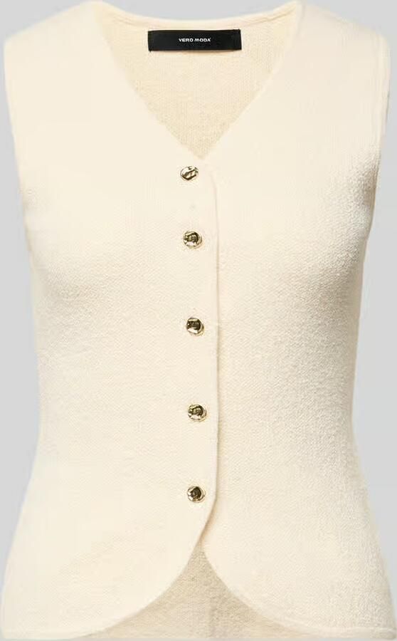 Vero Moda slim fit bodywarmer met katoen model 'SILVIA' - Foto 5