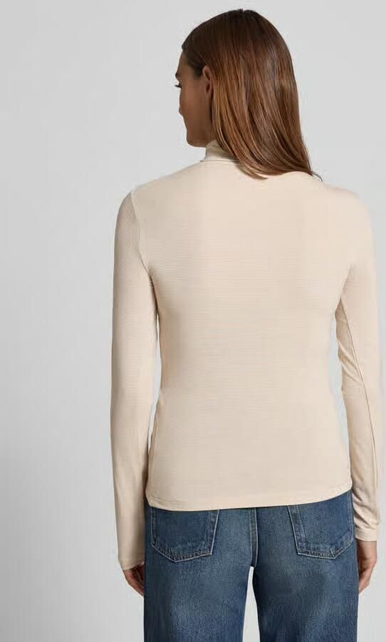 Vero Moda Slim fit col-pullover van viscosemix model 'LAVA GLITTER'