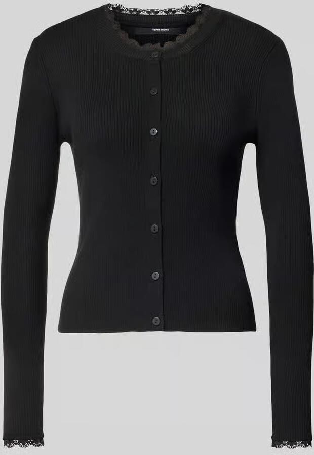 Vero Moda slim fit gebreid jack van viscosemix model 'WONDER'