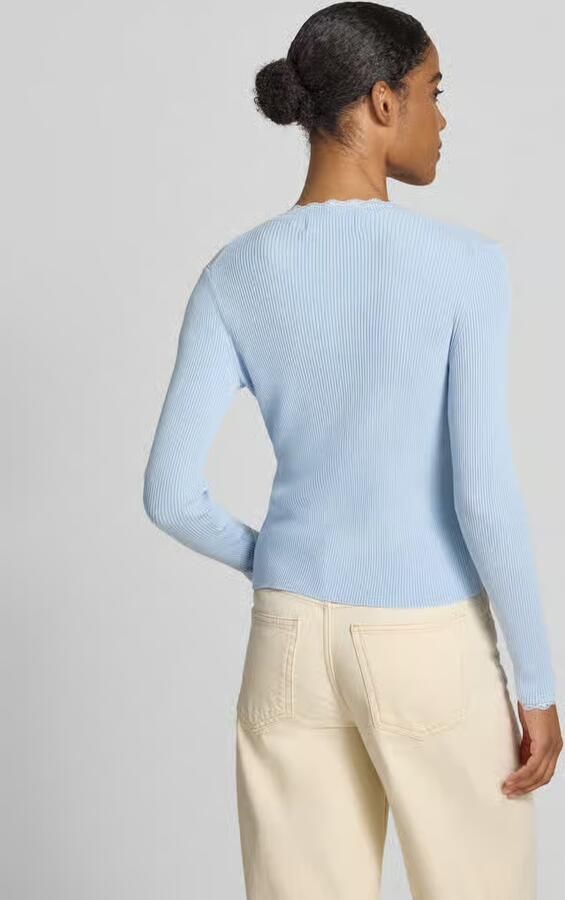 Vero Moda slim fit gebreid jack van viscosemix model 'WONDER' - Foto 2