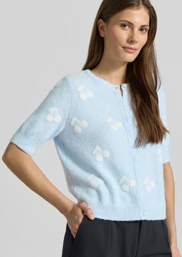 Vero Moda Slim fit gebreid vest met intarsia model 'DOFFY INTARSIA'