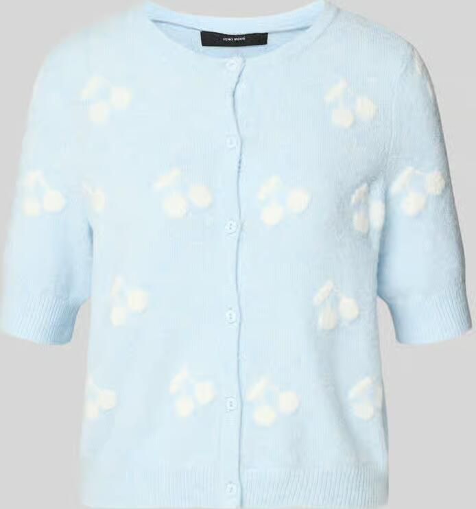 Vero Moda Slim fit gebreid vest met intarsia model 'DOFFY INTARSIA' - Foto 2