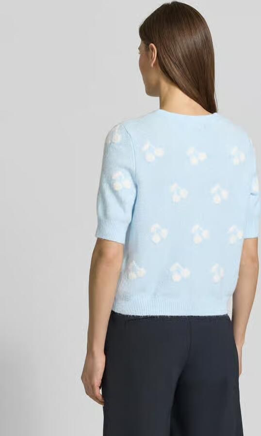 Vero Moda Slim fit gebreid vest met intarsia model 'DOFFY INTARSIA' - Foto 2