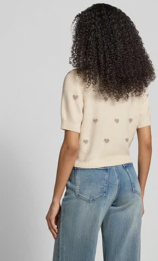 Vero Moda Slim fit gebreid vest met intarsia model 'DOFFY INTARSIA' - Foto 7