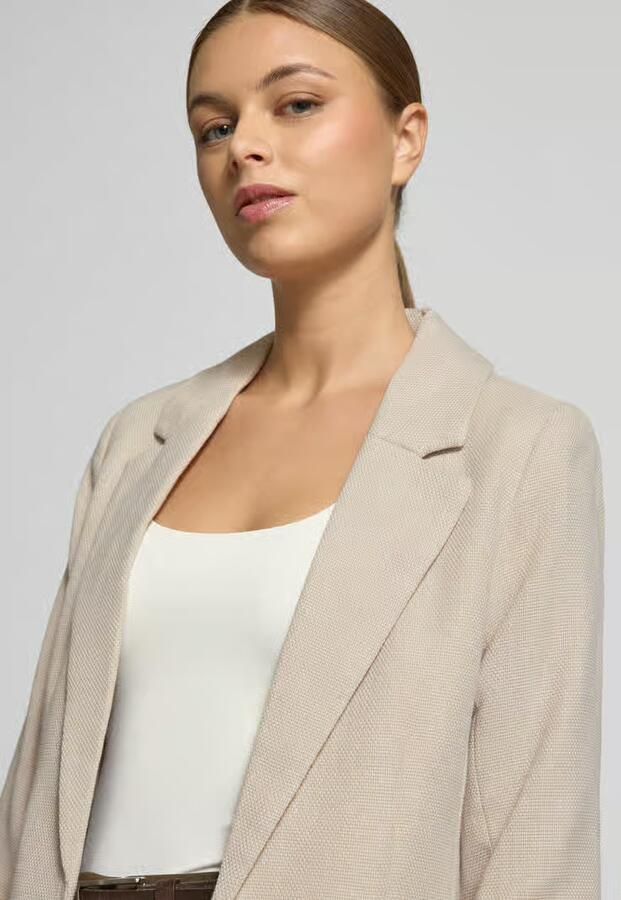 Vero Moda Lange blazer VMFRIDA LS REGULAR BLAZER NOOS zonder sluiting en met gerimpelde 3 4 mouw - Foto 10