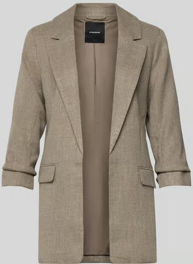 Vero Moda Lange blazer VMFRIDA LS REGULAR BLAZER NOOS zonder sluiting en met gerimpelde 3 4 mouw - Foto 8