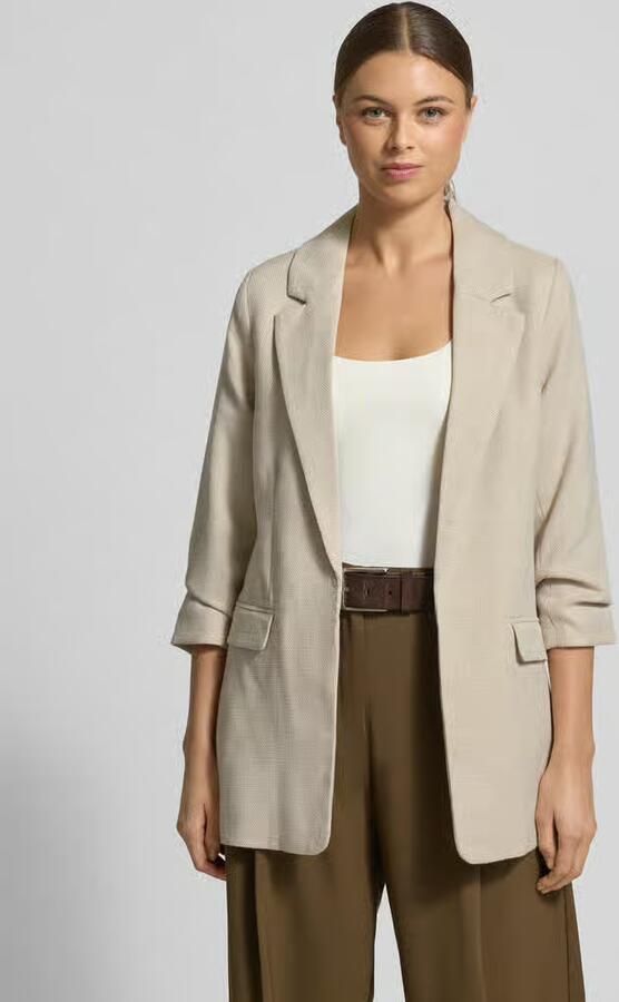 Vero Moda Lange blazer VMFRIDA LS REGULAR BLAZER NOOS zonder sluiting en met gerimpelde 3 4 mouw - Foto 13
