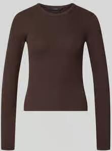 Vero Moda Slim fit shirt met lange mouwen van katoenmix model 'CHLOE' - Foto 3