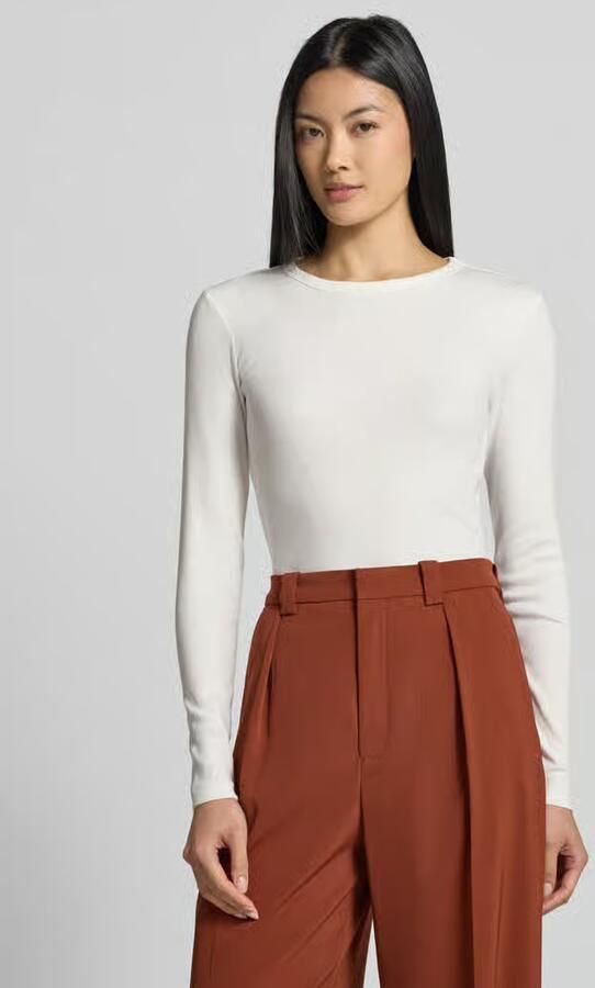Vero Moda Slim fit shirt met lange mouwen van katoenmix model 'CHLOE' - Foto 8