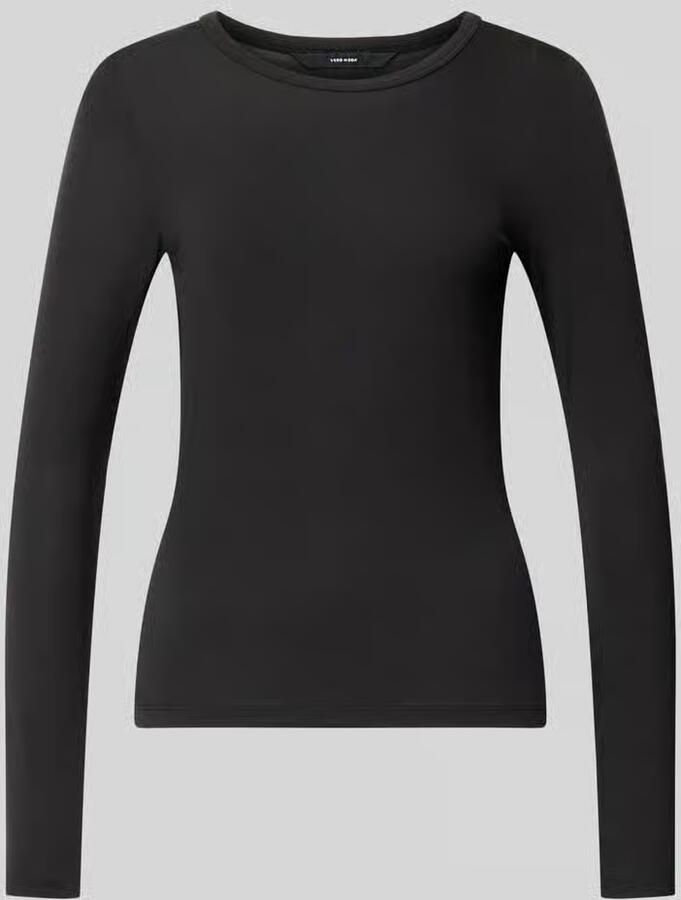 Vero Moda Slim fit shirt met lange mouwen van lyocellmix model 'ADA'